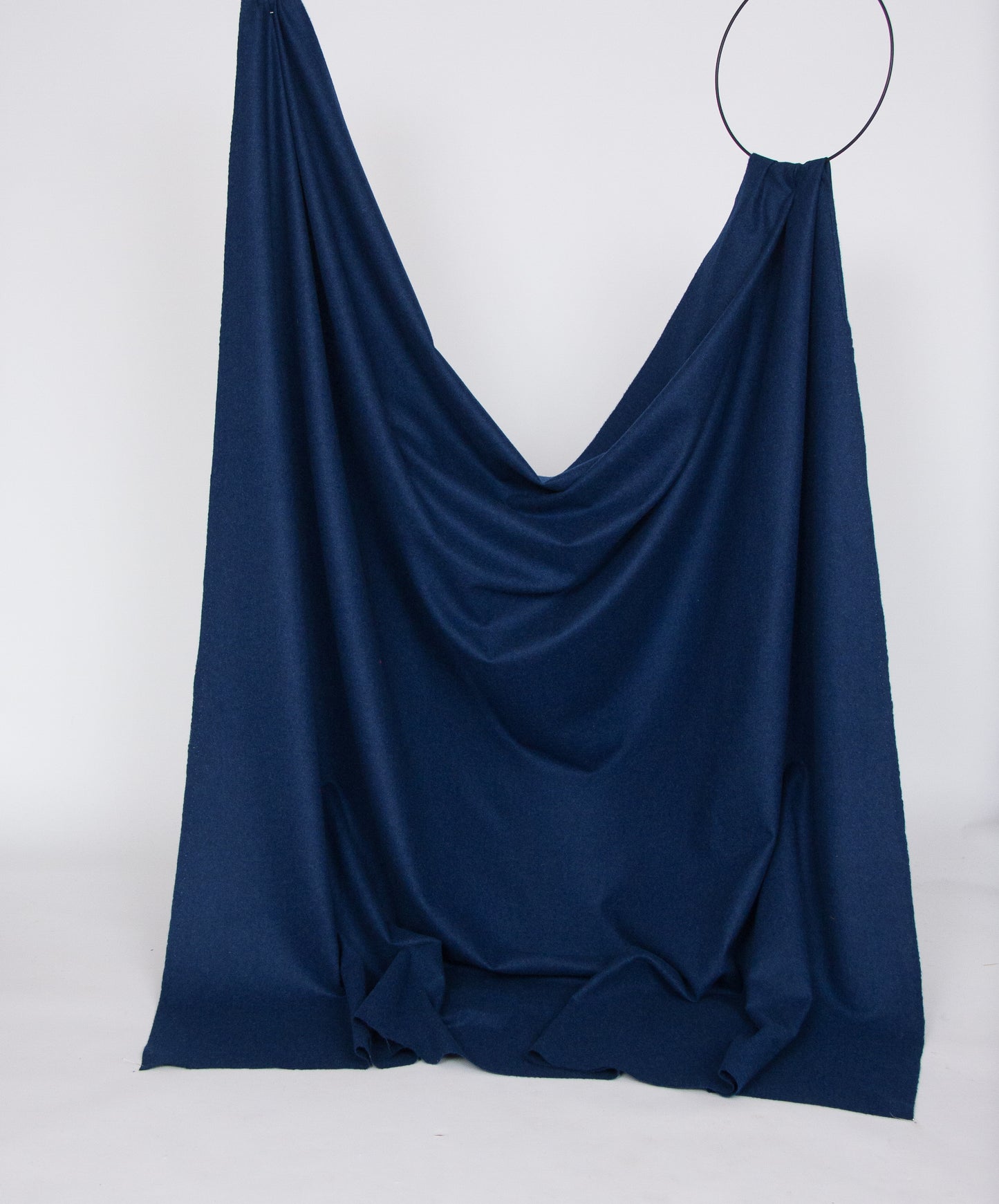 Prussian blue fine merino wool