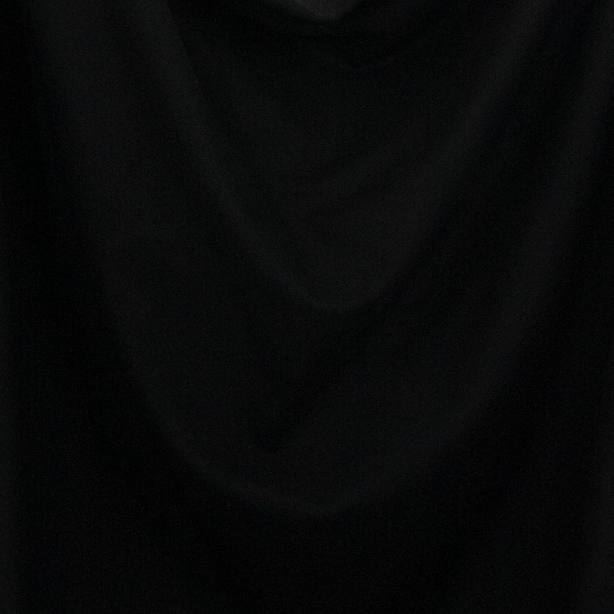 Black medium twill wool