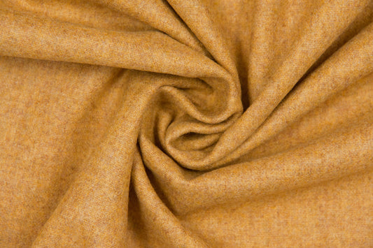 Melanged pastel yellow fine merino wool