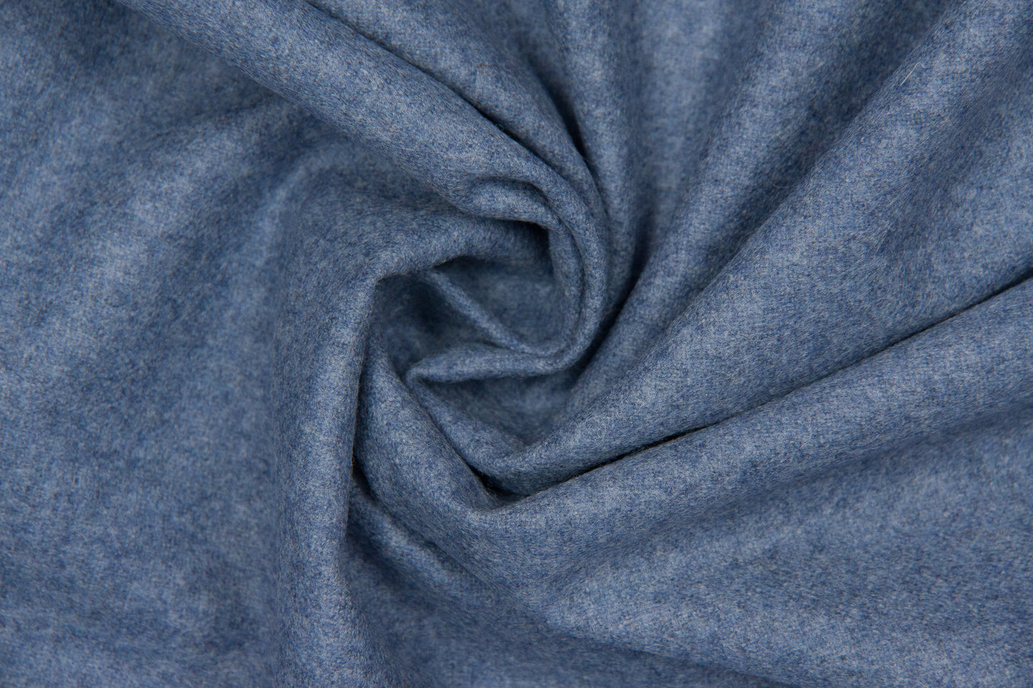 Melanged soft blue fine merino wool