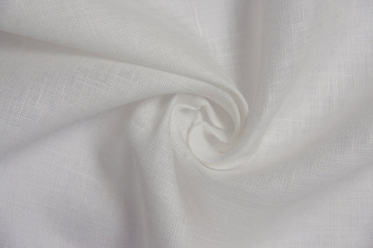 White pure linen