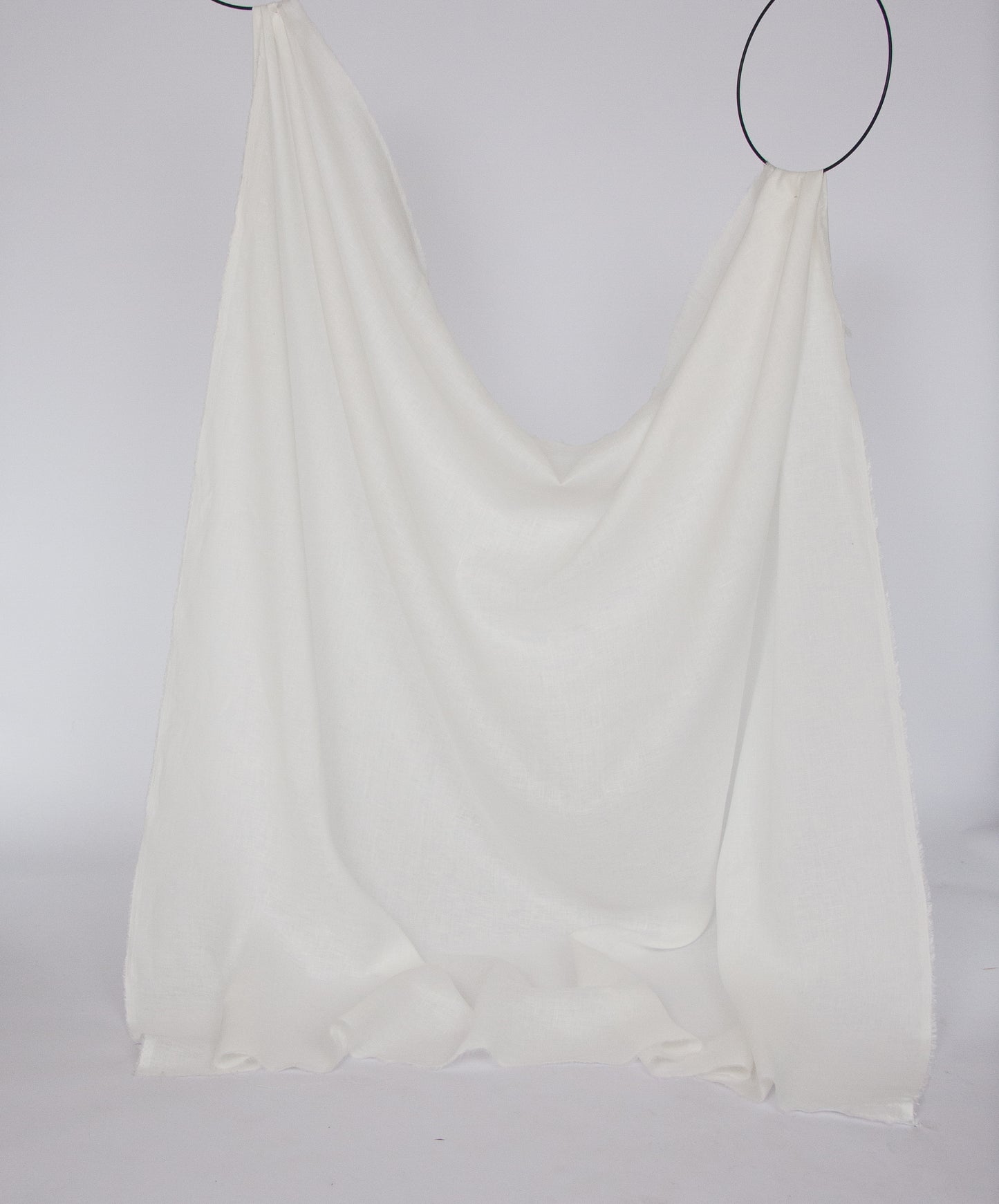 White pure linen