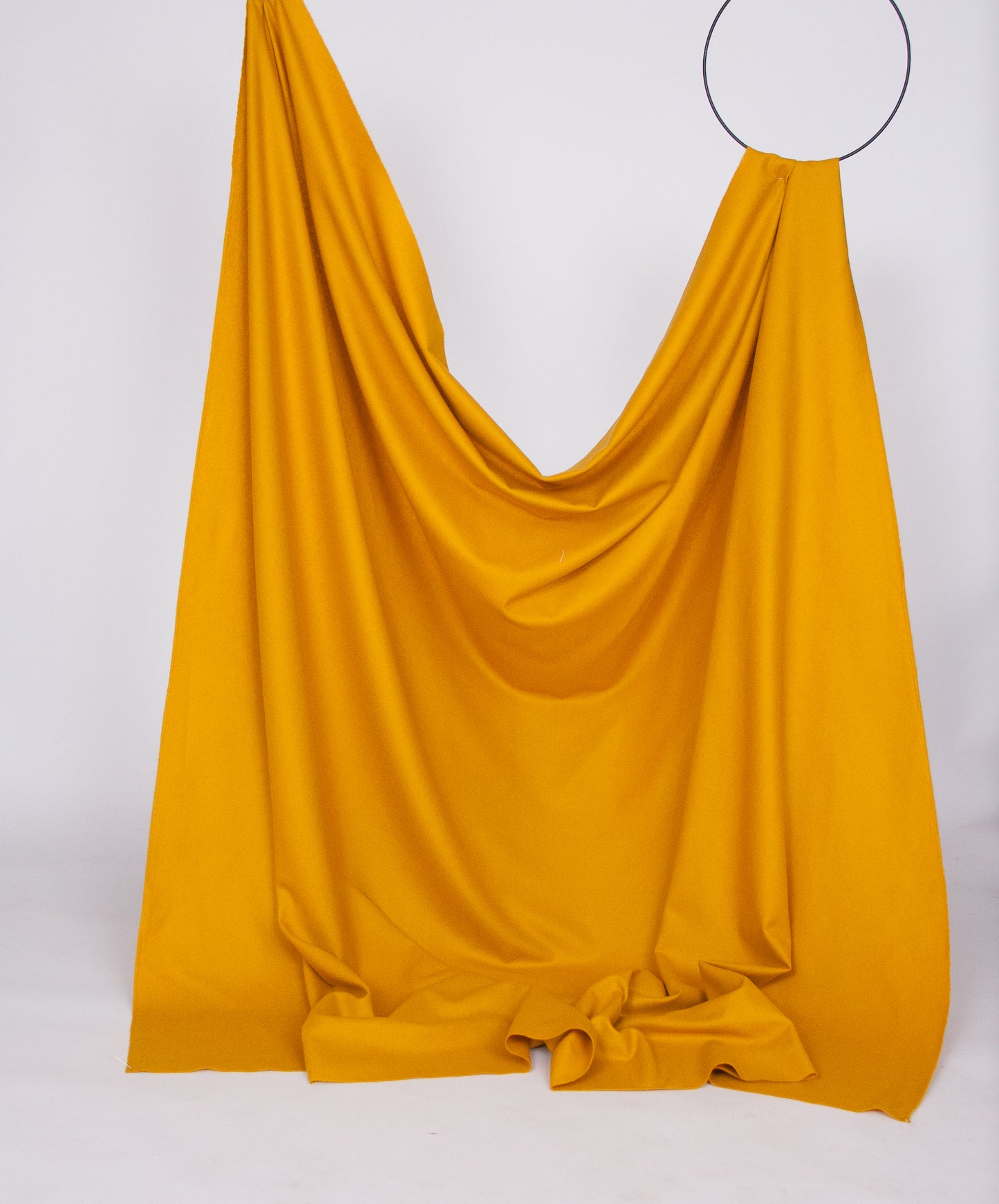 Warm yellow fine merino wool