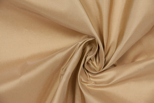 Gold taffetta silk