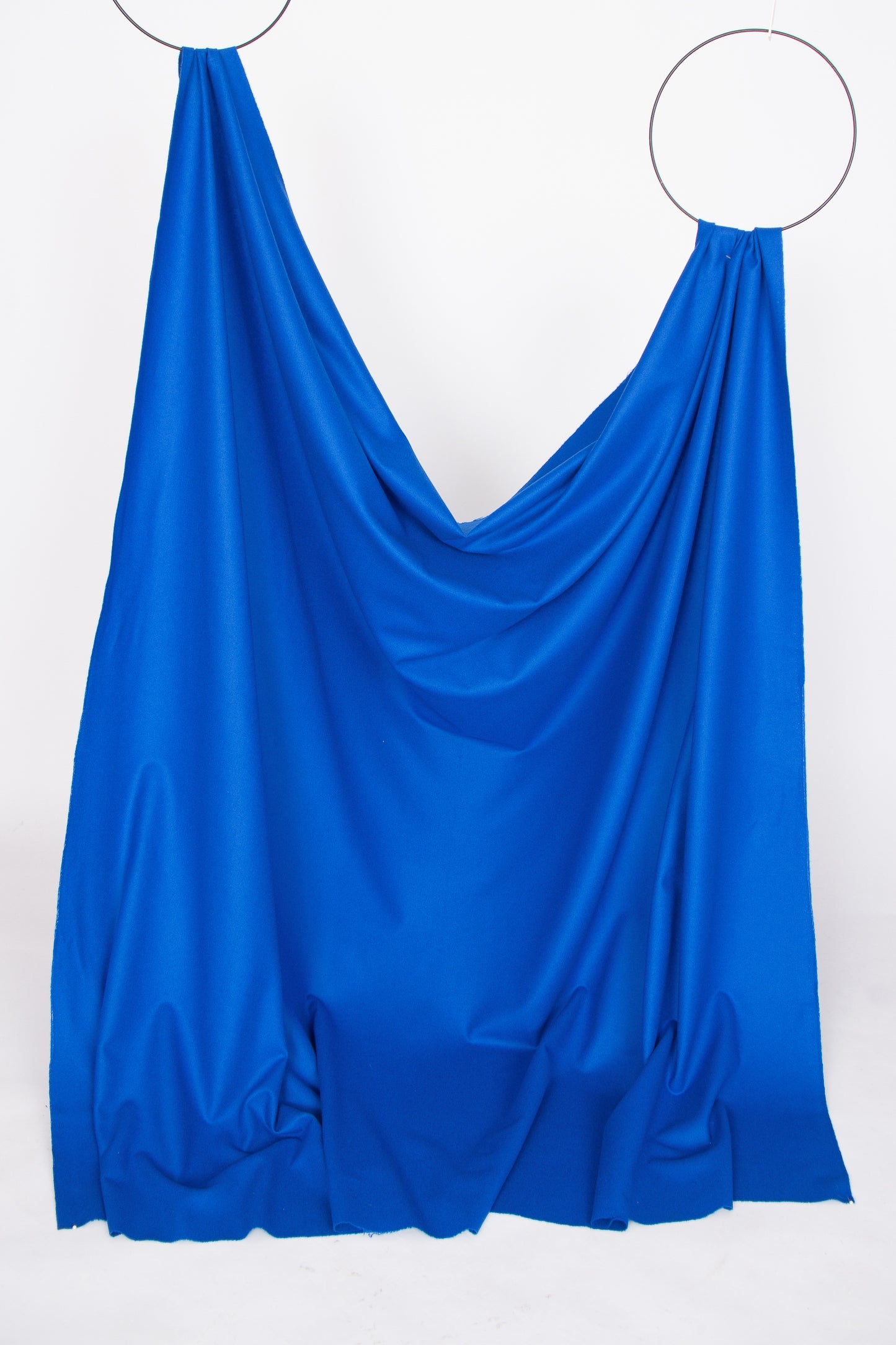 Royal blue fine merino wool