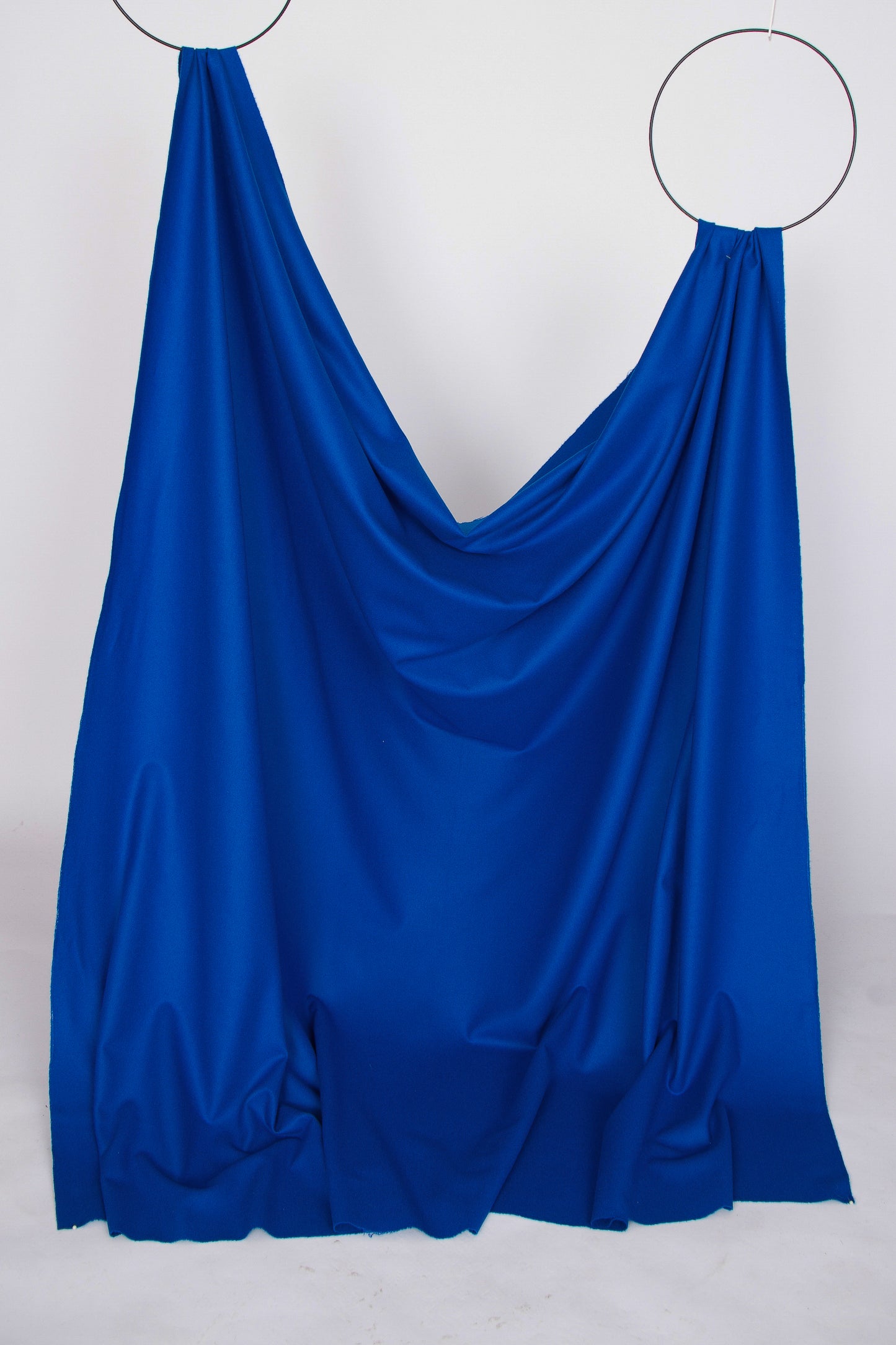 Royal blue fine merino wool
