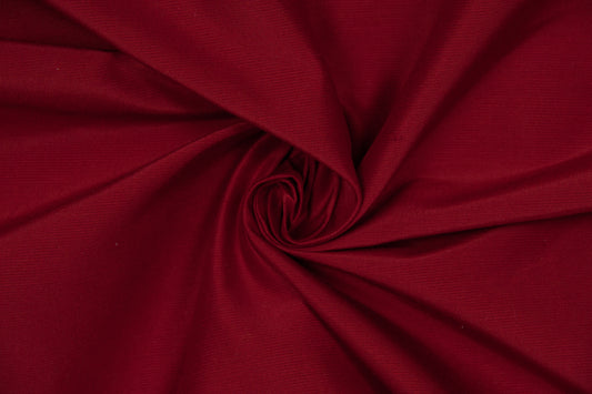 Red taffetta silk