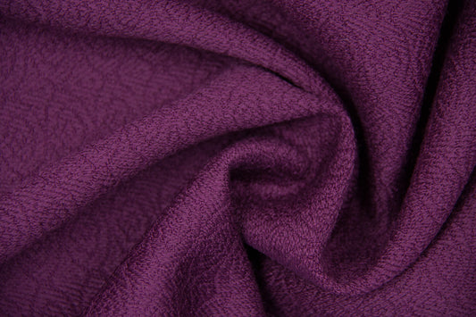 Cardinal purple patterned wool