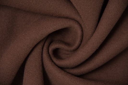 Warm brown fulled wool