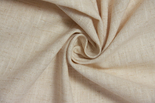 Unbleached beige pure linen