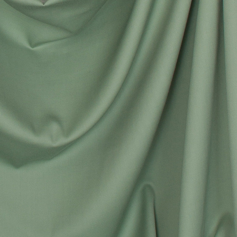 Pastel green fine twill wool