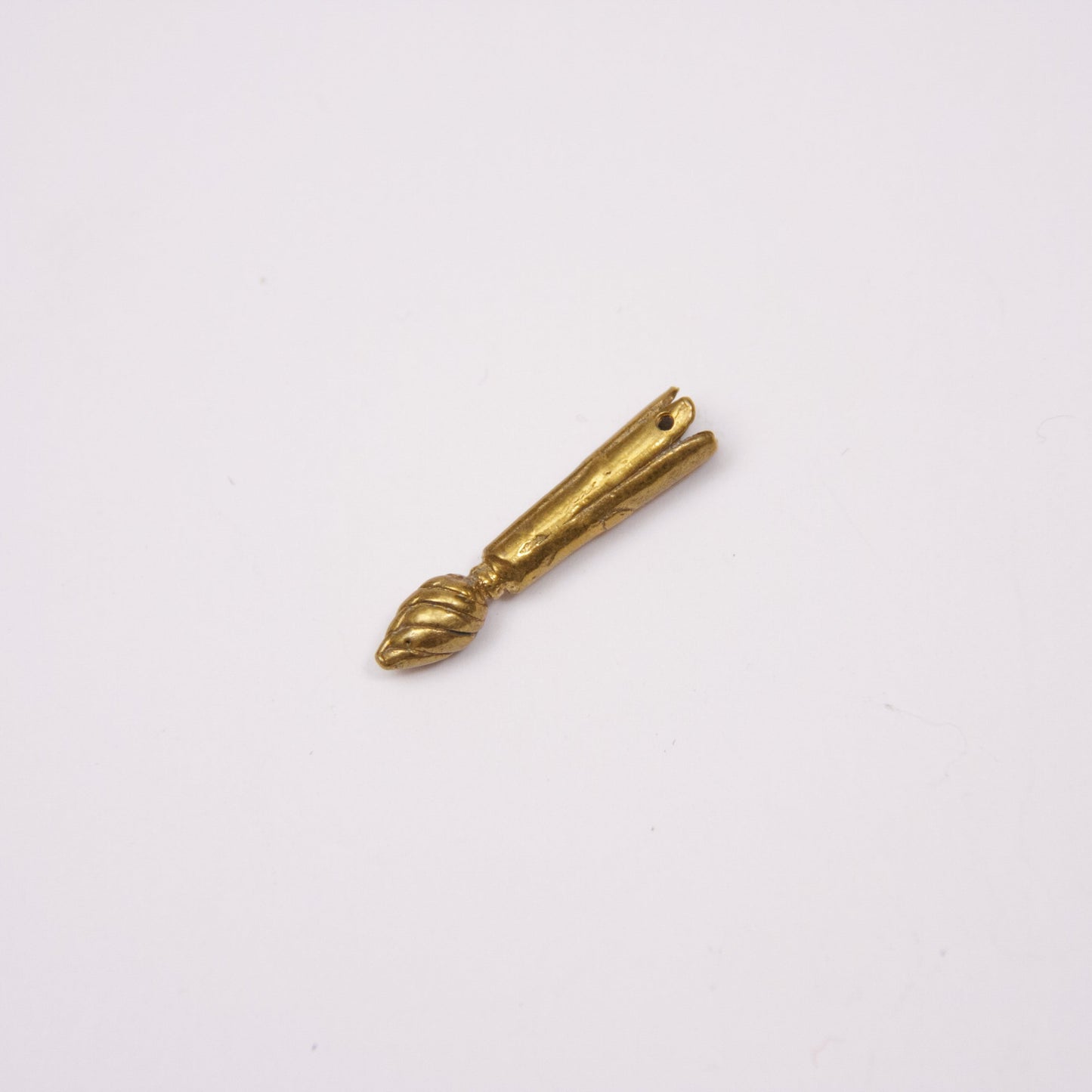 Aglet with swirled top