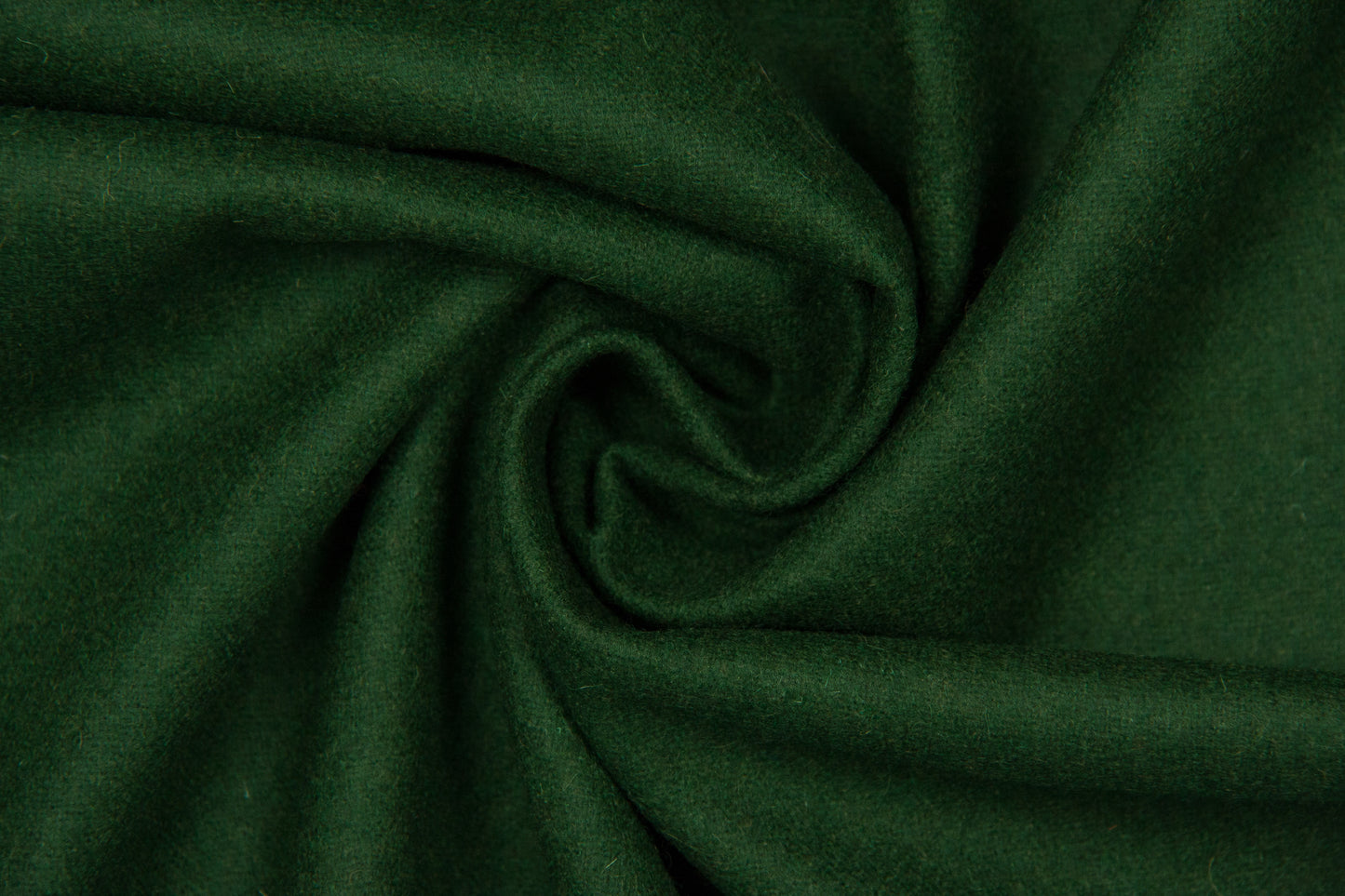 Forest green fine merino wool