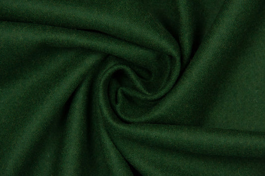 Forest green fine merino wool