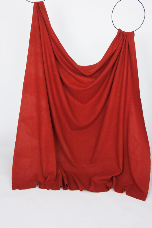 Madder red thin wool