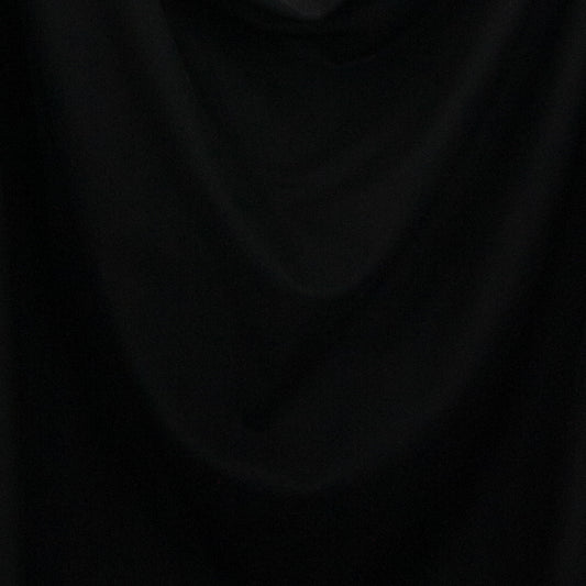 Black medium twill wool