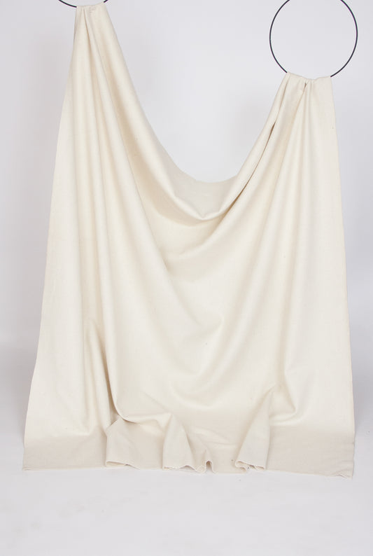 White recycled wool