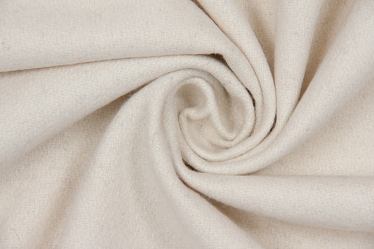 White recycled wool