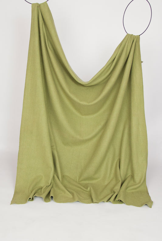 Pale green recycled wool