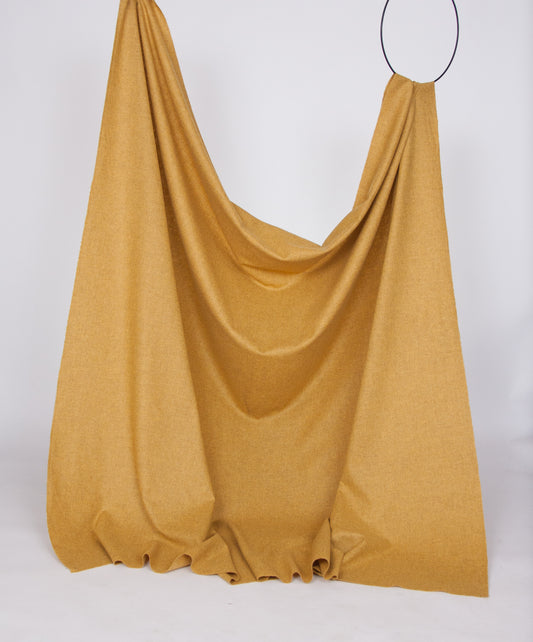 Melanged pastel yellow fine merino wool