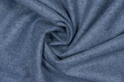 Melanged soft blue fine merino wool