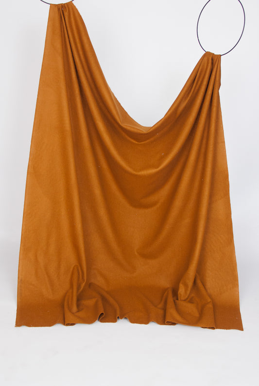 Bronze thin twill wool