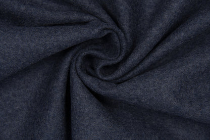 Melanged blue grey fine merino wool