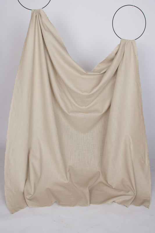 Beige pure linen