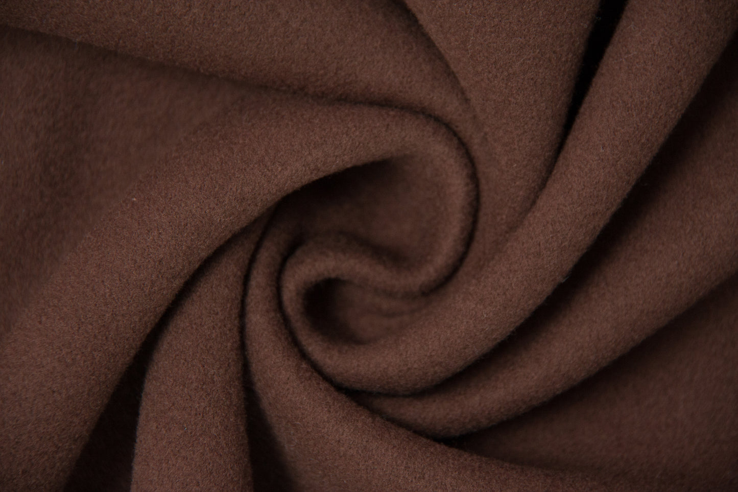 Warm brown fulled wool