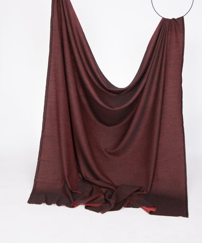 Brick red thin twill wool