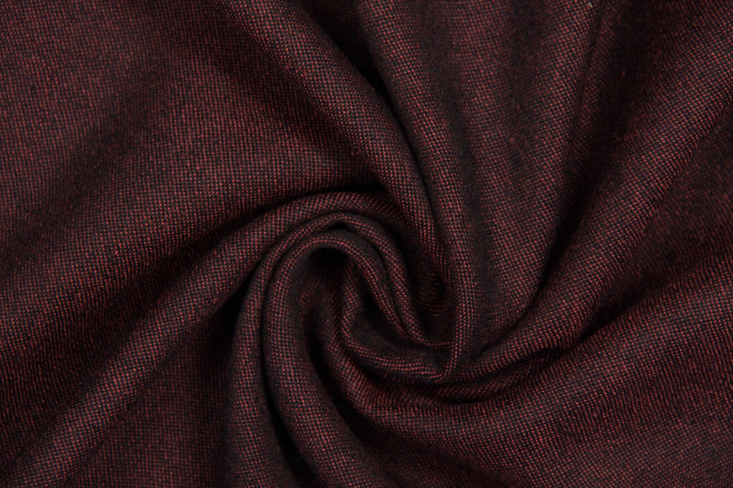 Brick red thin twill wool