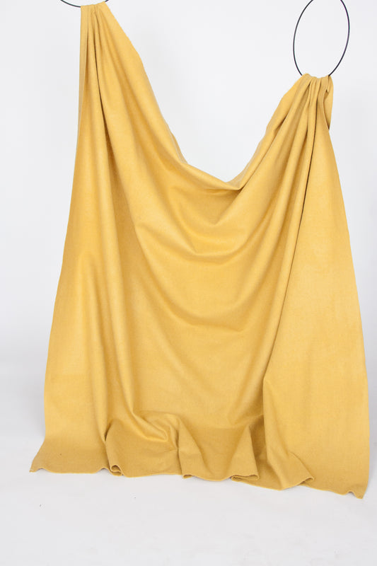 Pastel yellow recycled wool