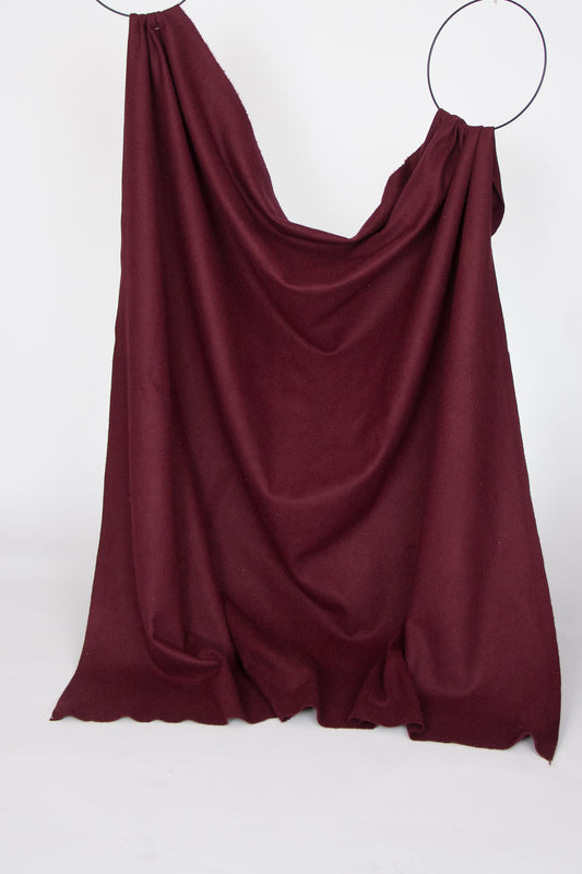 Melanged mahogany recycled wool