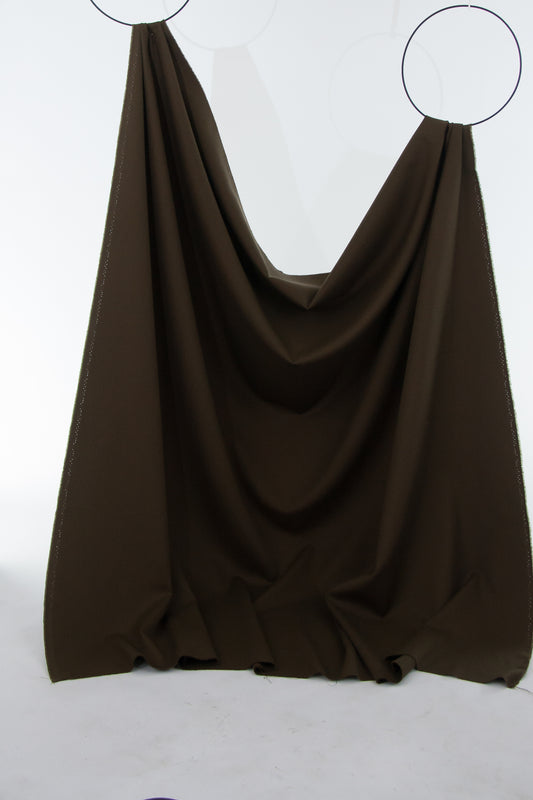 Moss green fine twill wool