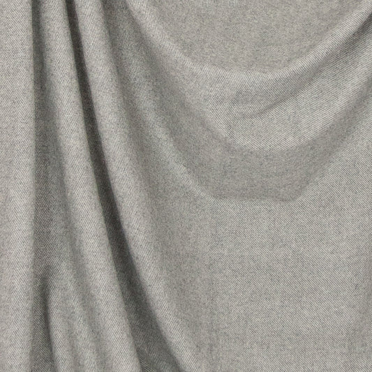 Grey-white herringbone wool