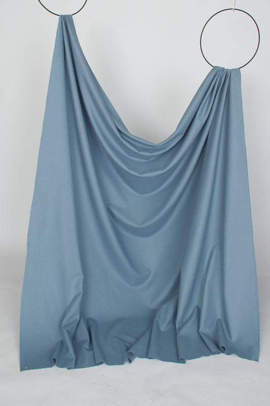 Sky blue fine merino wool