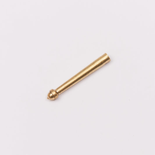 Aglet with half-round top